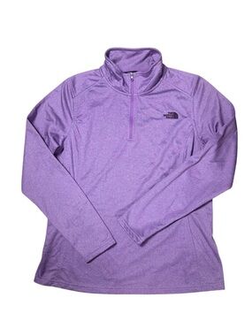 The North Face Purple Quarter Zip Pullover